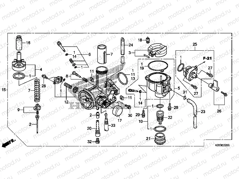 E-22 CARBURETOR