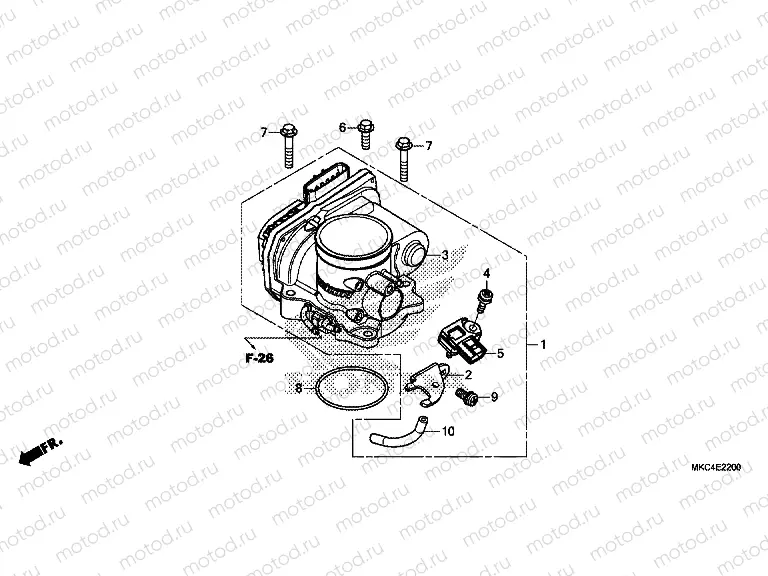 E-22 THROTTLE BODY