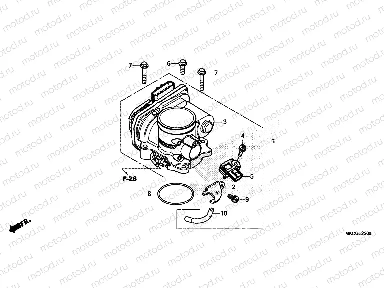 E-22 THROTTLE BODY