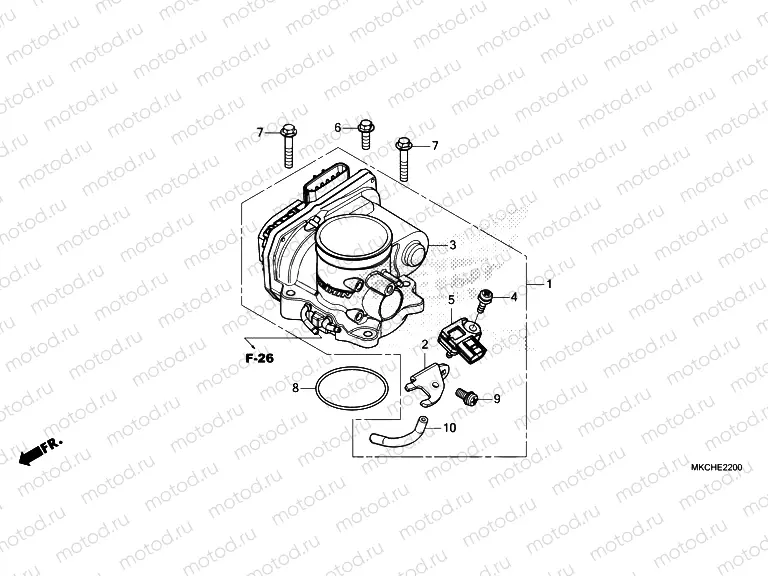 E-22 THROTTLE BODY
