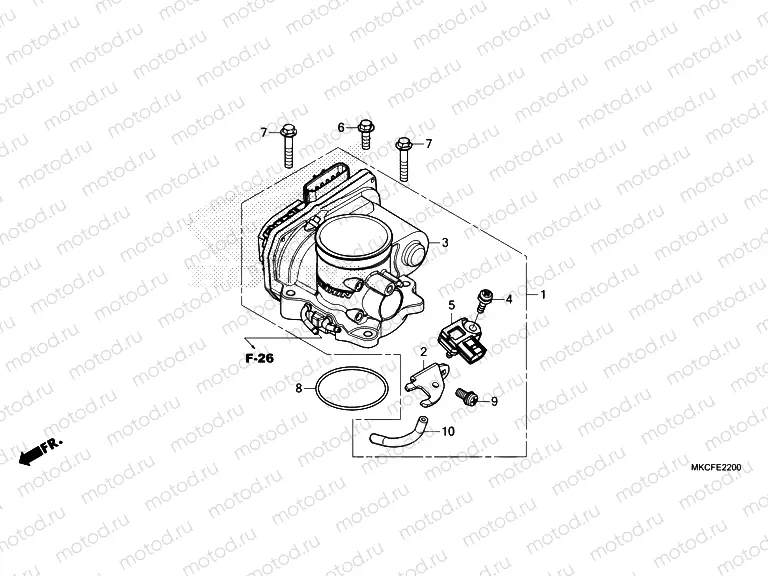 E-22 THROTTLE BODY