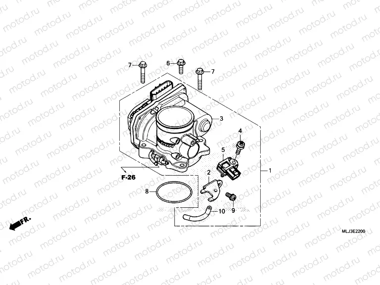 E-22 THROTTLE BODY