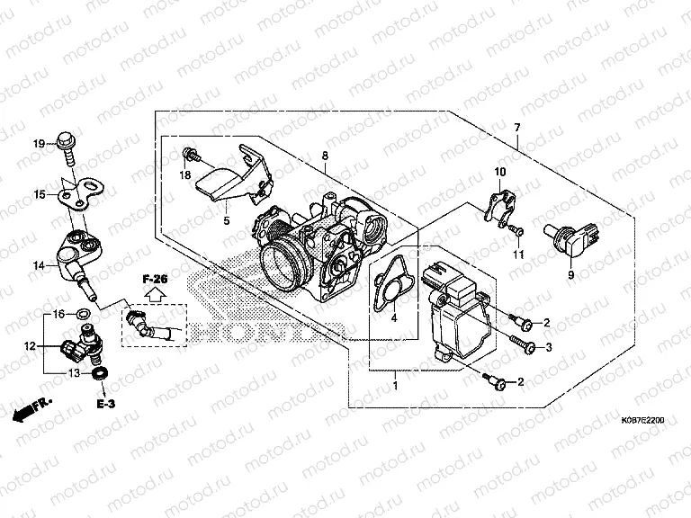 E-22 THROTTLE BODY