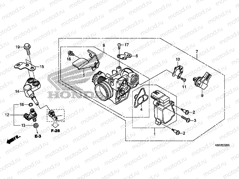 E-22 THROTTLE BODY