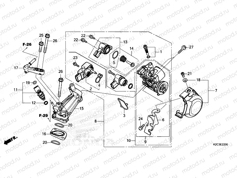 E-22 THROTTLE BODY