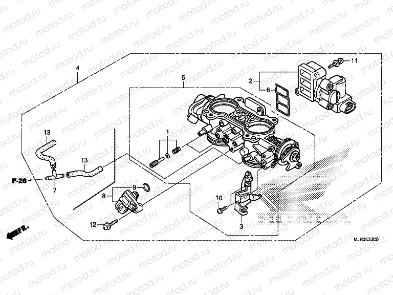 E-22 THROTTLE HOUSING