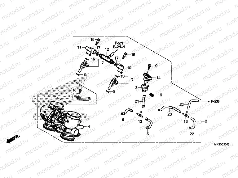 E-23 THROTTLE BODY