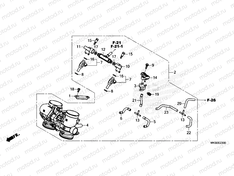 E-23 THROTTLE BODY