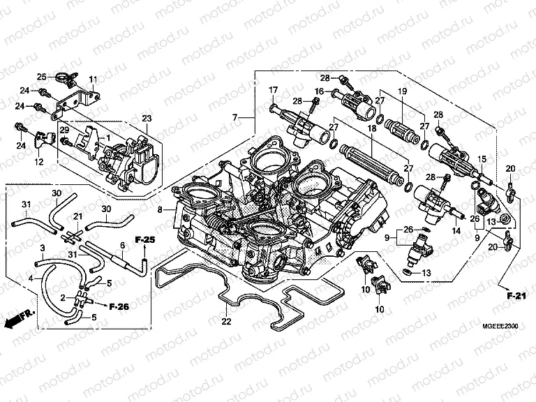 E-23 THROTTLE BODY