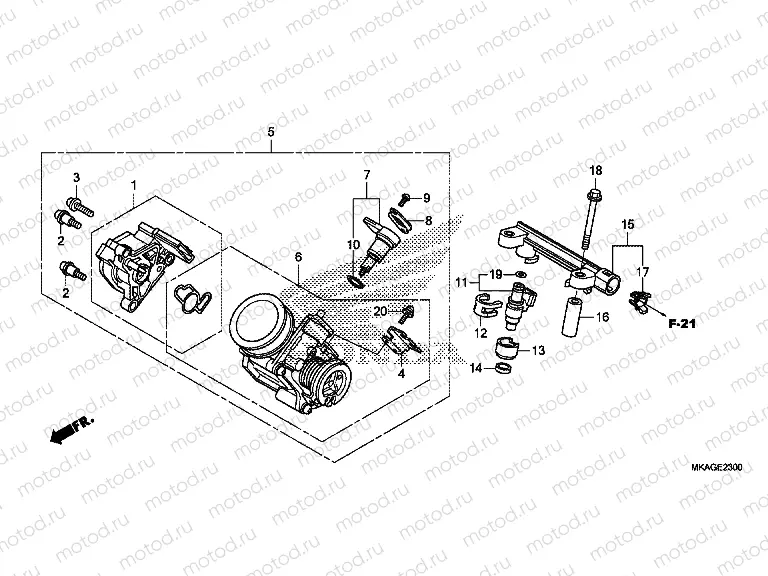 E-23 THROTTLE BODY