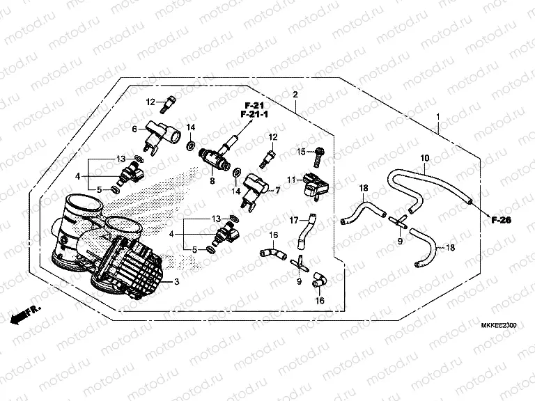E-23 THROTTLE BODY