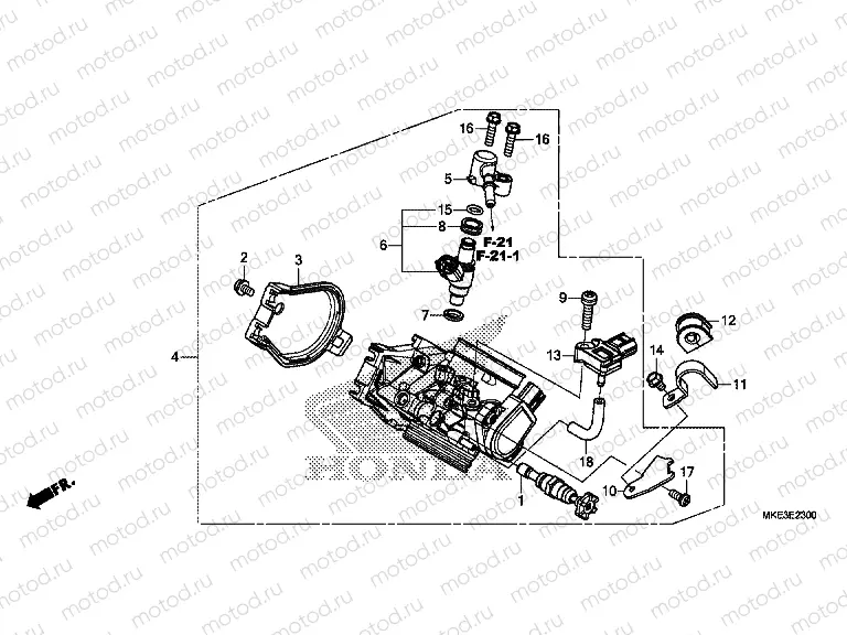 E-23 THROTTLE BODY
