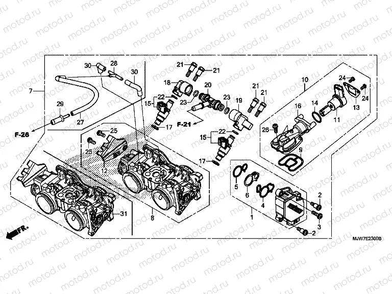 E-23 THROTTLE BODY