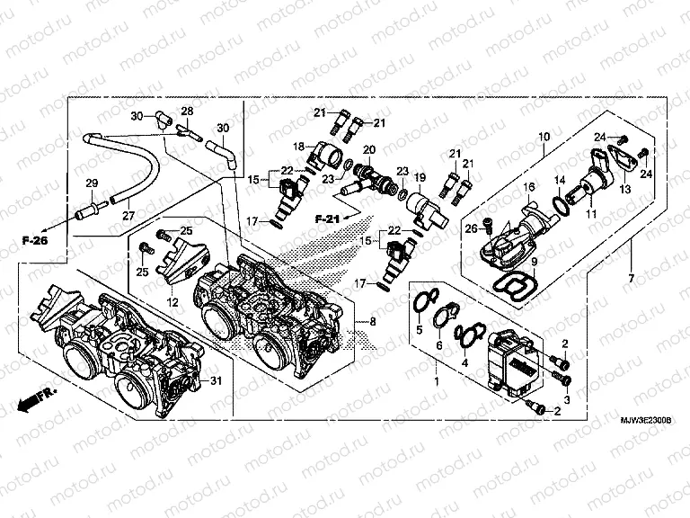E-23 THROTTLE BODY