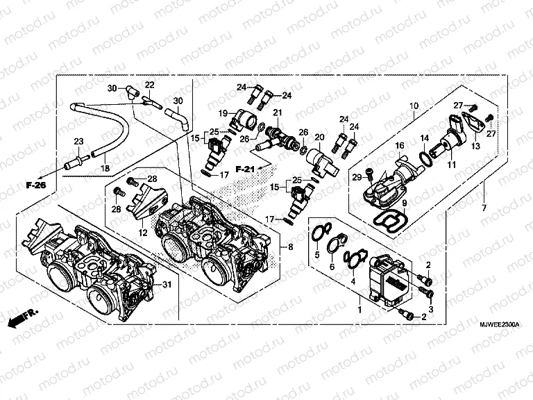 E-23 THROTTLE BODY