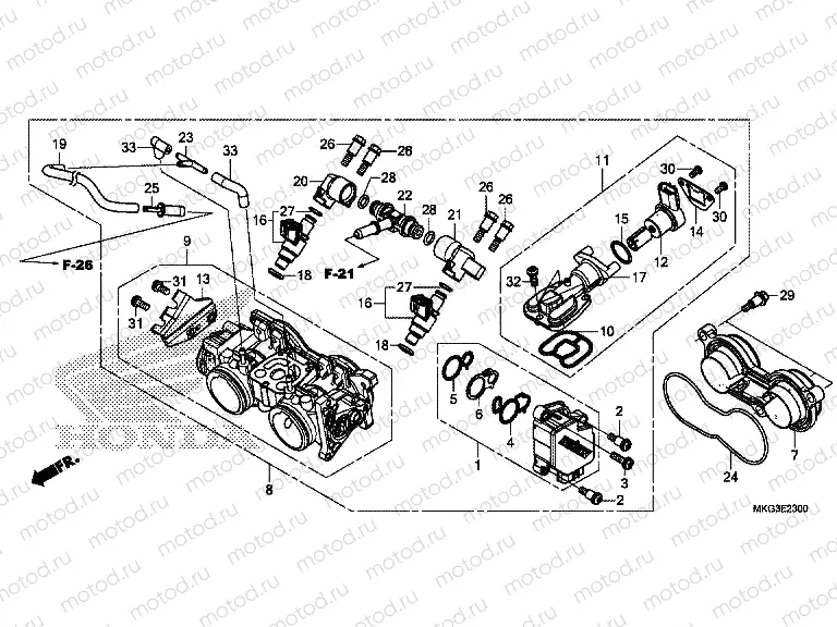 E-23 THROTTLE BODY