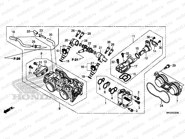 E-23 THROTTLE BODY