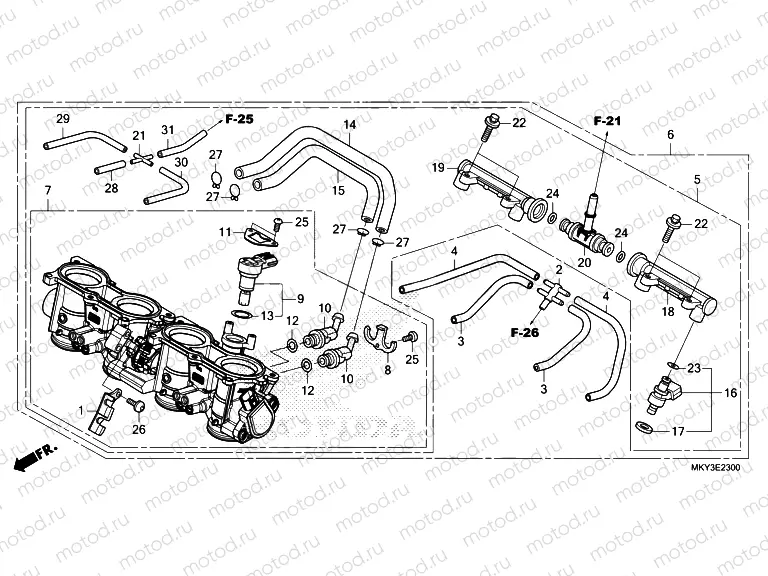 E-23 THROTTLE BODY