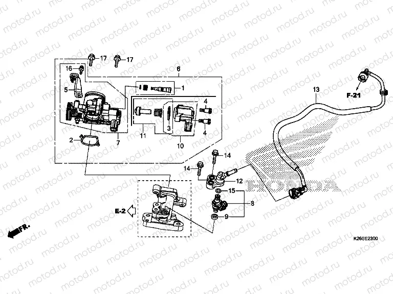 E-23 THROTTLE BODY