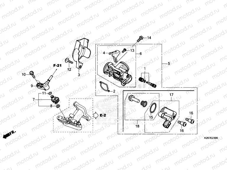 E-23 THROTTLE BODY