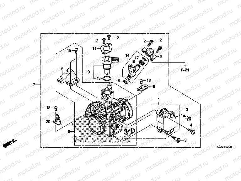 E-23 THROTTLE BODY