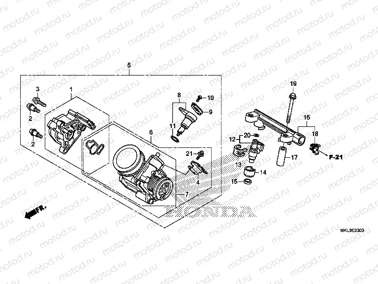 E-23 THROTTLE BODY 35KW