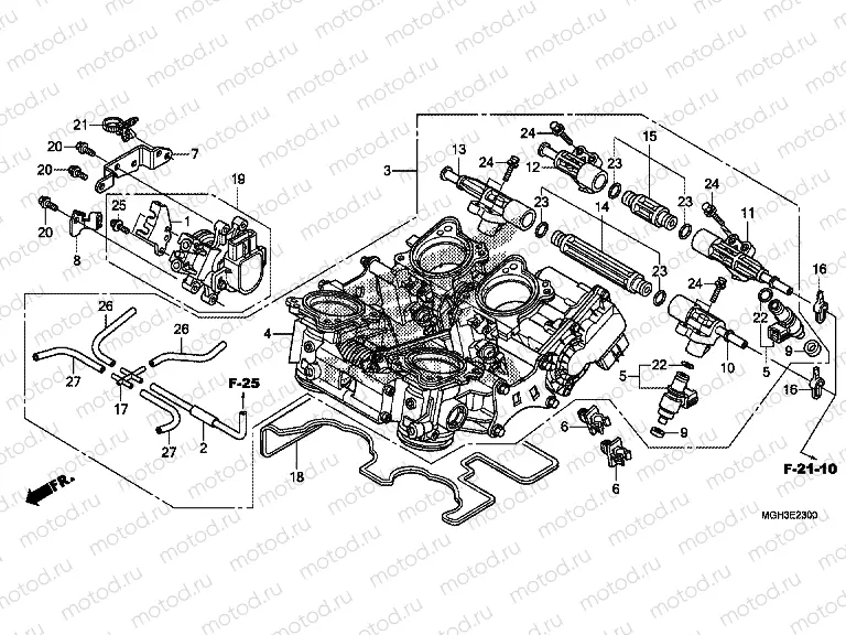 E-23 THROTTLE HOUSING