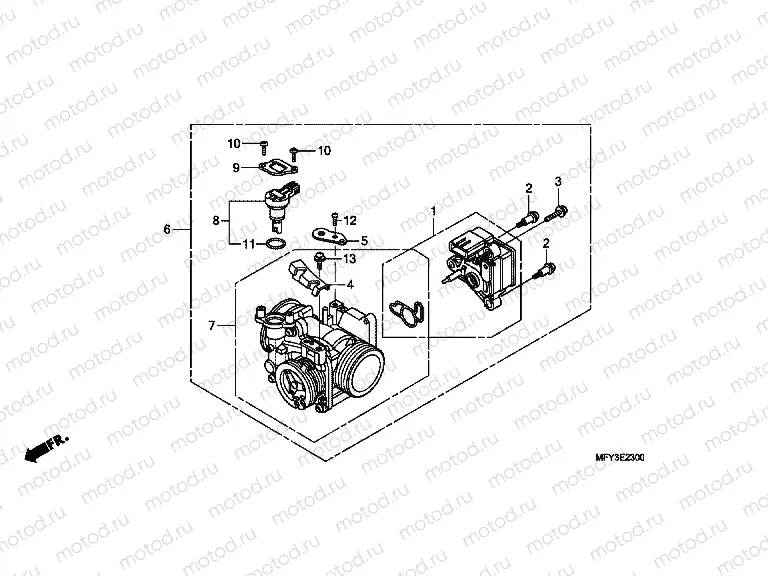 E-23 THROTTLE HOUSING