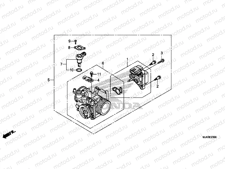 E-23 THROTTLE HOUSING