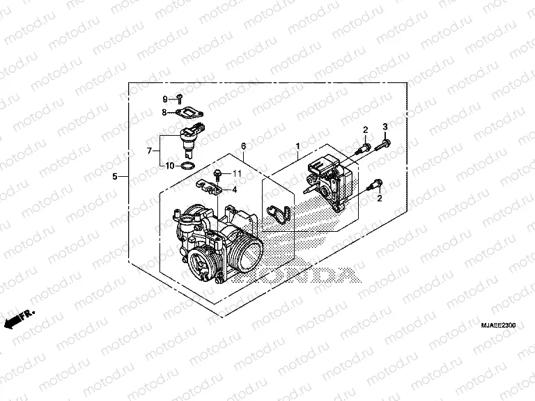 E-23 THROTTLE HOUSING