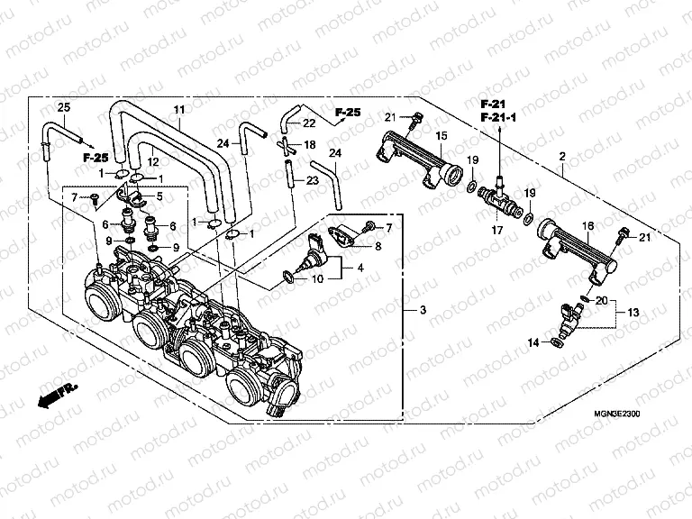 E-23 THROTTLE HOUSING