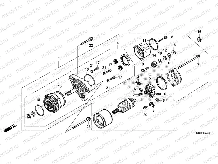 E-24 REVERSE MOTOR