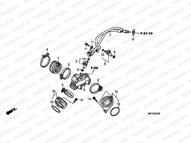 E-24 SUCTION PIPE / INJECTOR