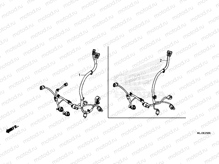 E-25 ENGINE SUB CORD