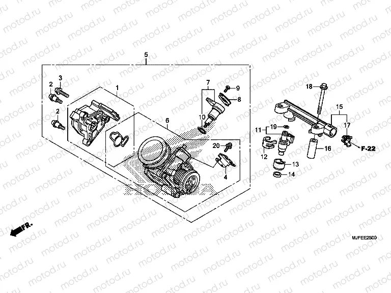 E-25 THROTTLE HOUSING