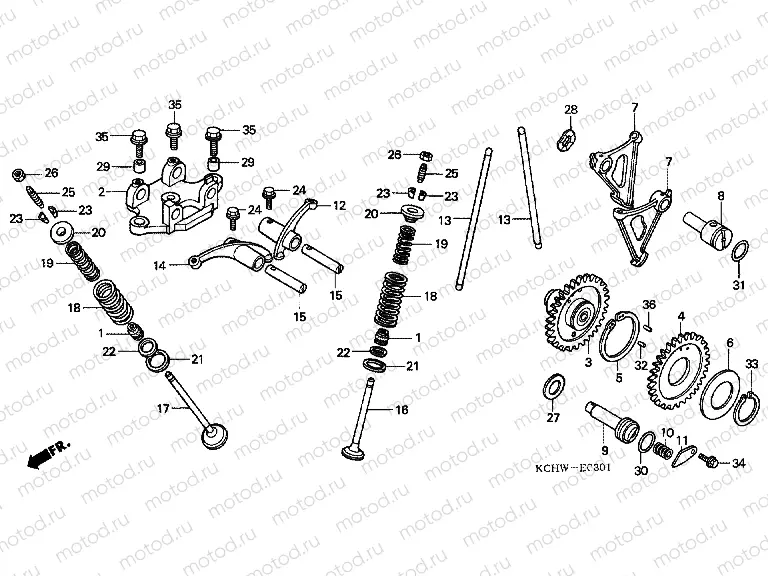 E-3-1 CAMSHAFT / VALVE (2)