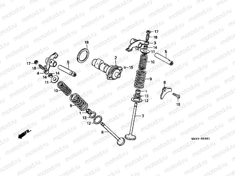 E-3-1 CAMSHAFT / VALVE (2)