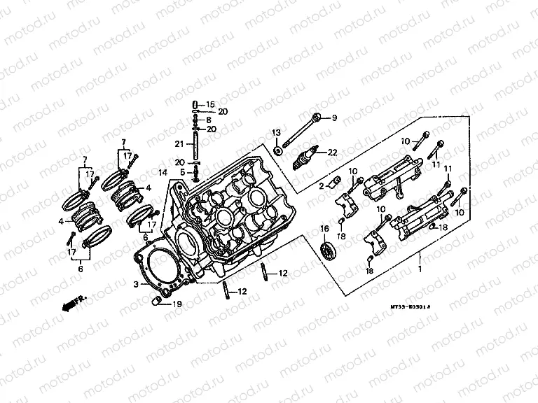 E-3-1 LEFT CYLINDER HEAD