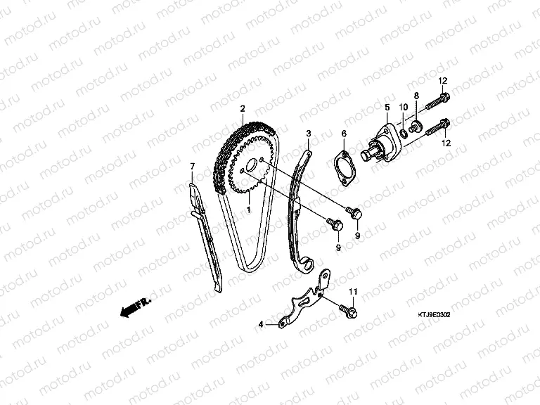 E-3-2 TIMING CHAIN ​​/ TENSIONER