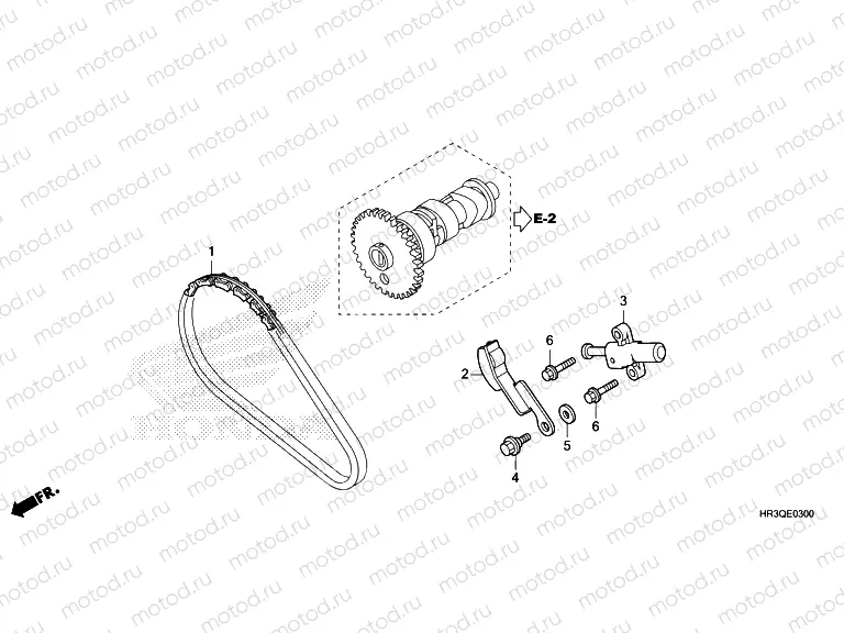E-3 CAM CHAIN/TENSIONER