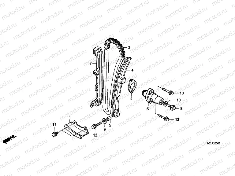 E-3 CAM CHAIN/TENSIONER