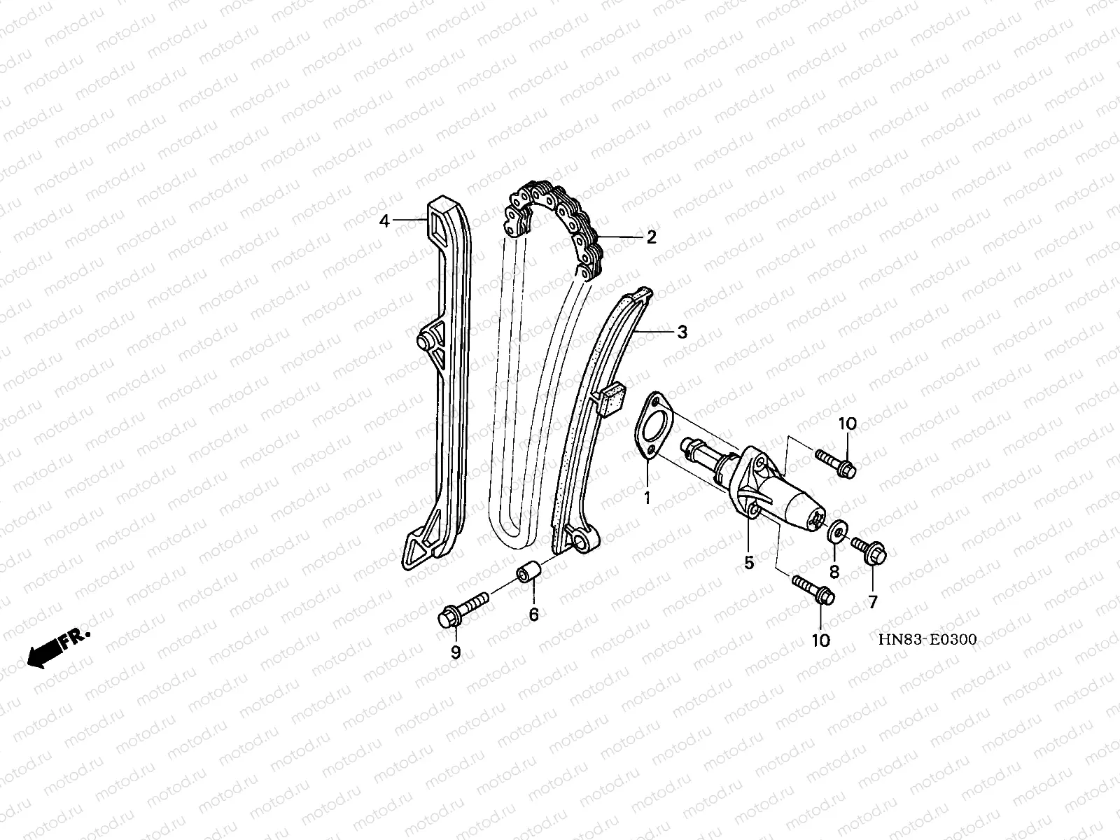 E-3 CAM CHAIN/TENSIONER
