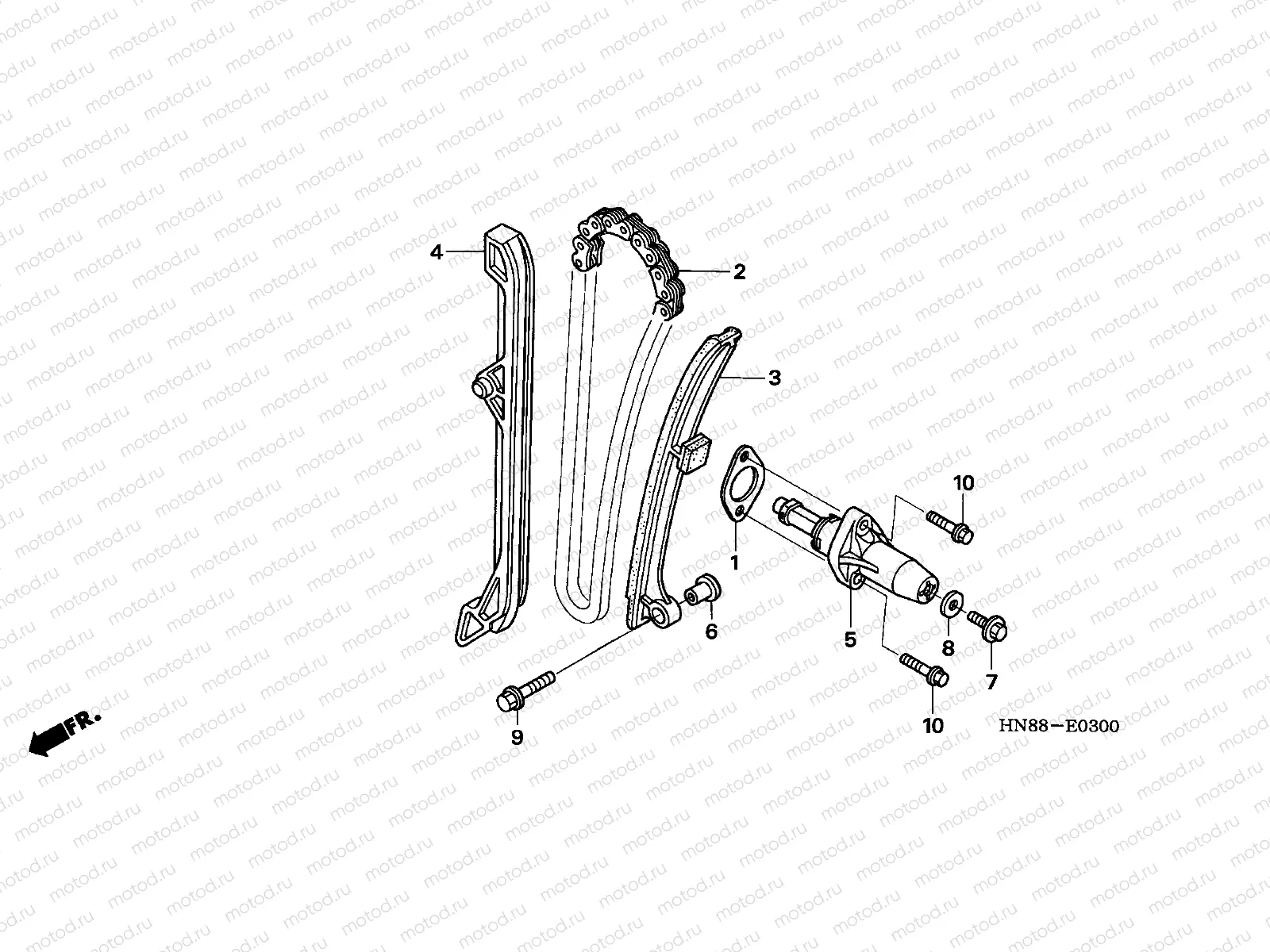 E-3 CAM CHAIN/TENSIONER
