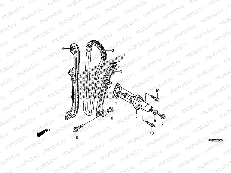 E-3 CAM CHAIN/TENSIONER
