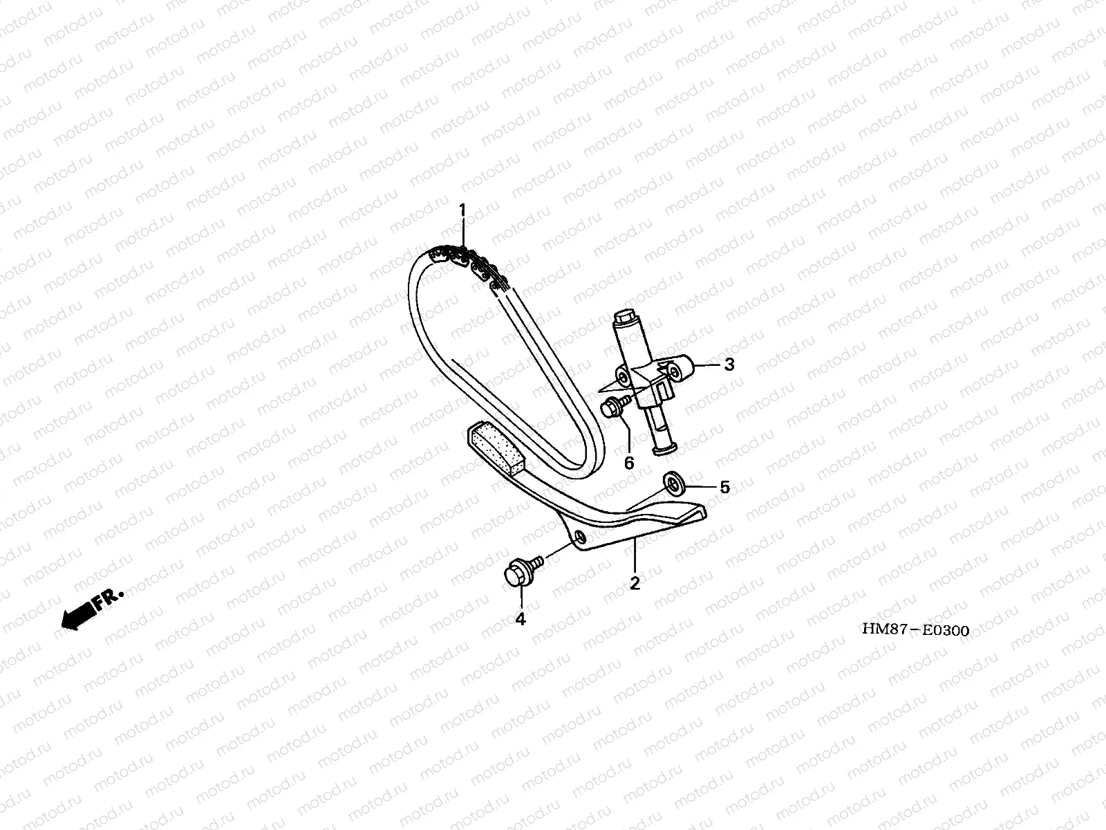 E-3 CAM CHAIN/TENSIONER