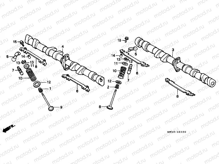 E-3 CAMSHAFT