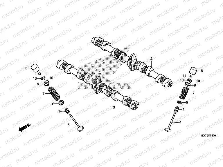 E-3 CAMSHAFT / VALVE