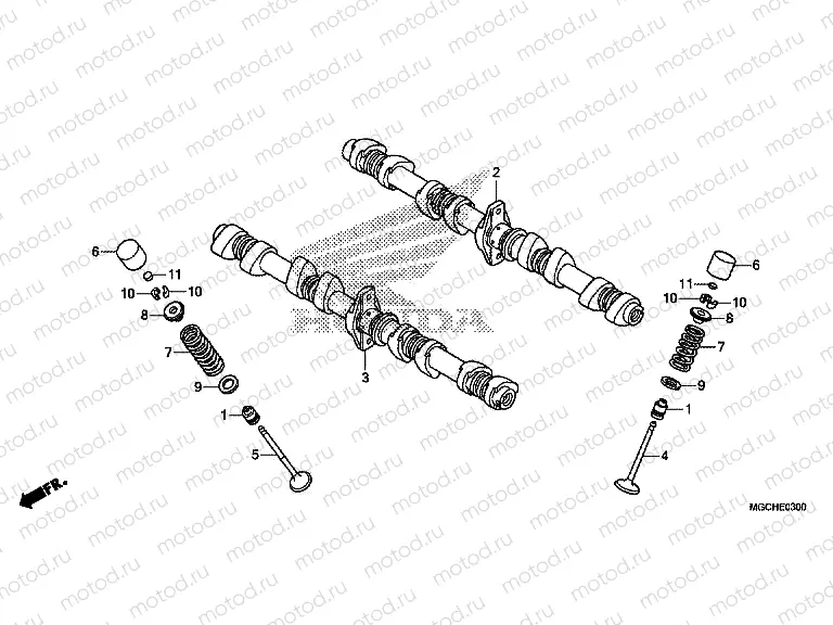 E-3 CAMSHAFT / VALVE