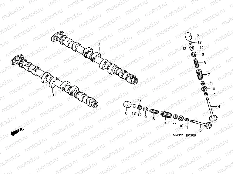 E-3 CAMSHAFT / VALVE