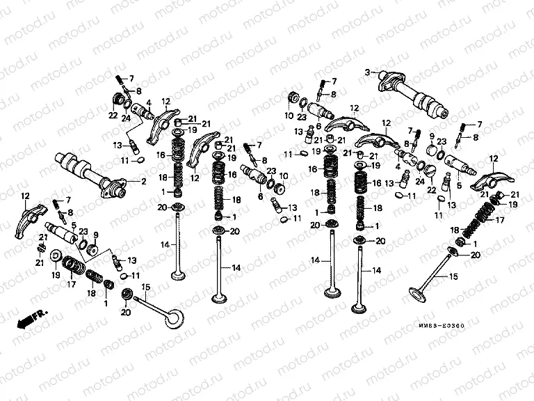 E-3 CAMSHAFT / VALVE